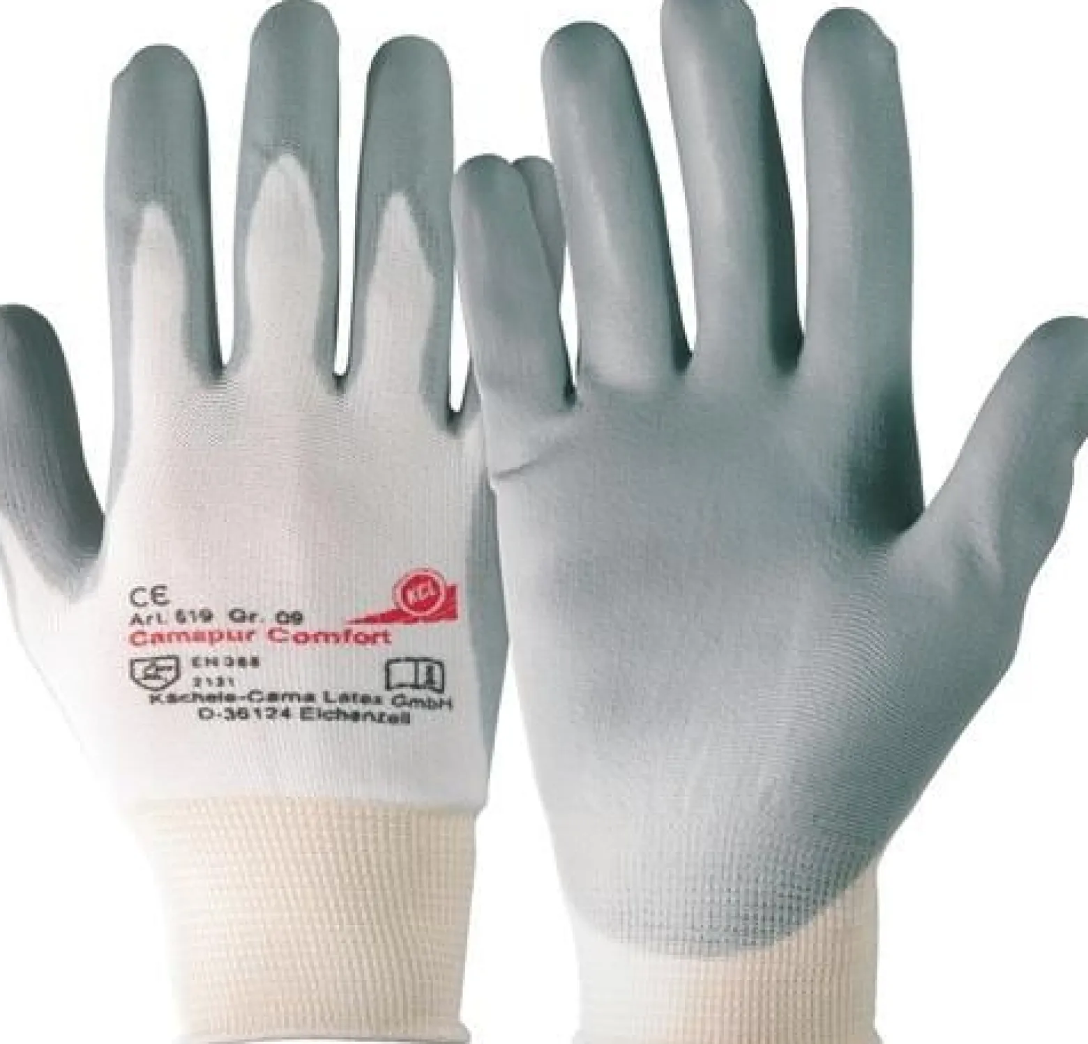 Honeywell Handschuhe Camapur Comfort 619 weiß / grau Gr. 11- 619/11