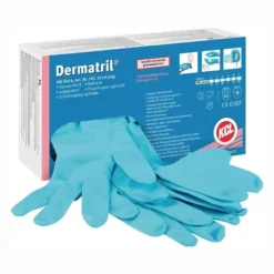 Honeywell 100x Einweghandschuhe Dermatril 740 blau Gr. 9 - 740/9