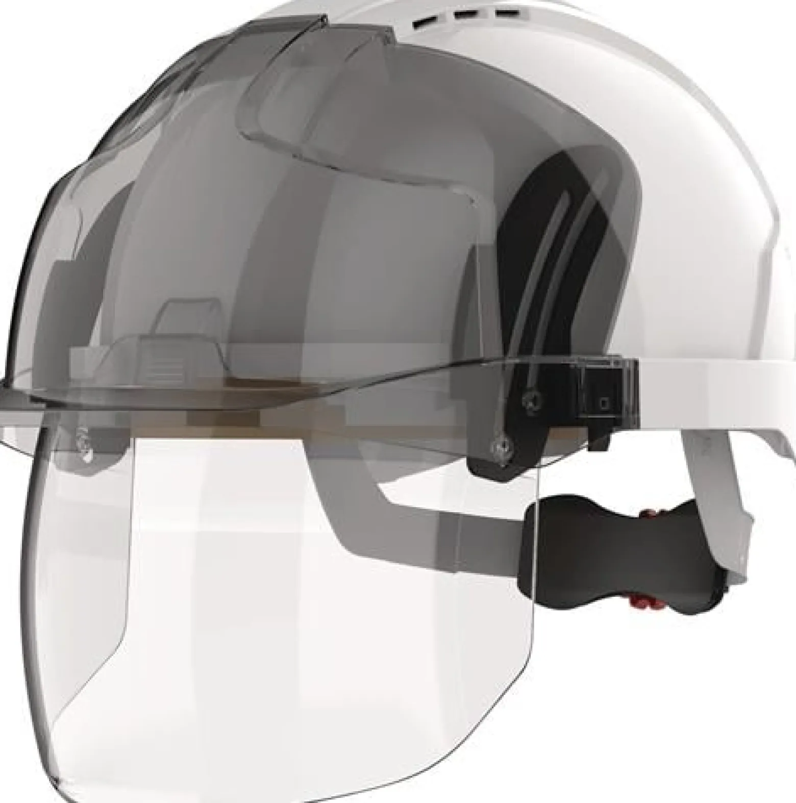 Industriehelm EVO® VISTAshield® weiß/smoke ABS EN 397,EN 50365 JSP