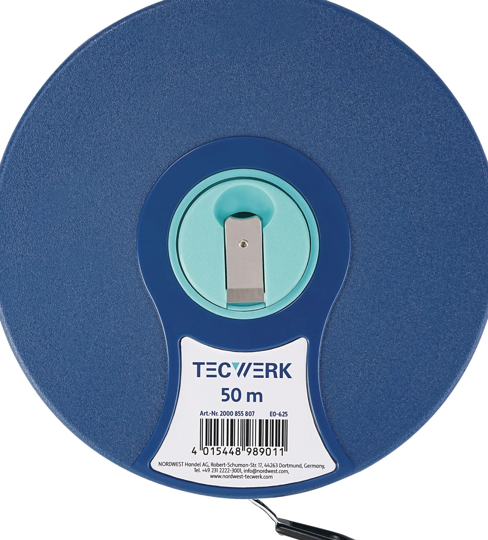 Kapselbandmaß L.50m Bandbr.13mm 2 mm/cm EG II ABS Nylon-Fiber TECWERK