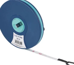 Kapselbandmaß L.50m Bandbr.13mm 2 mm/cm EG II ABS Nylon-Fiber TECWERK
