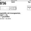 Kegelstift ISO 8736 Innengewinde A 12x 45 Stahl Kegel 1:50 10 Stück