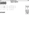 Keilstahl DIN 6880 4x 4x 1000 Stahl C45+C 1 Stück