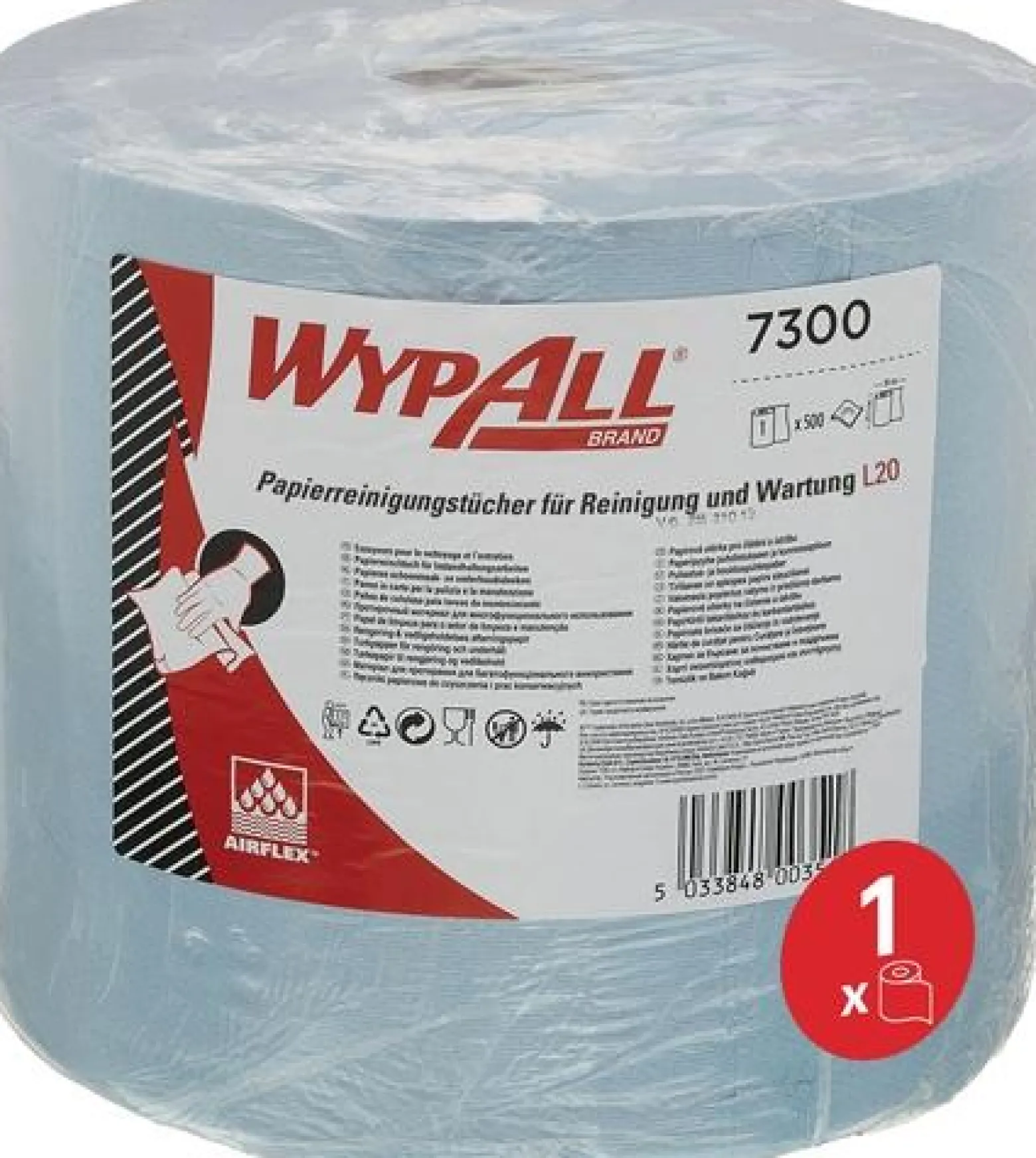 Kimberly-Clark Wischtuch WypAll L20 7300 L380xB235ca. mm - 7300