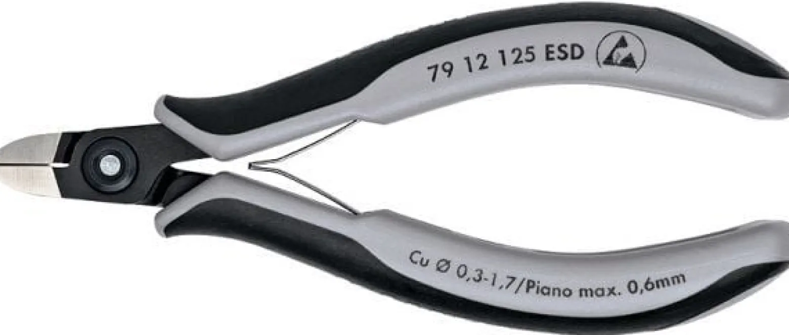 Knipex Präz.-Elek.-Seitenschneider -7912125ESD