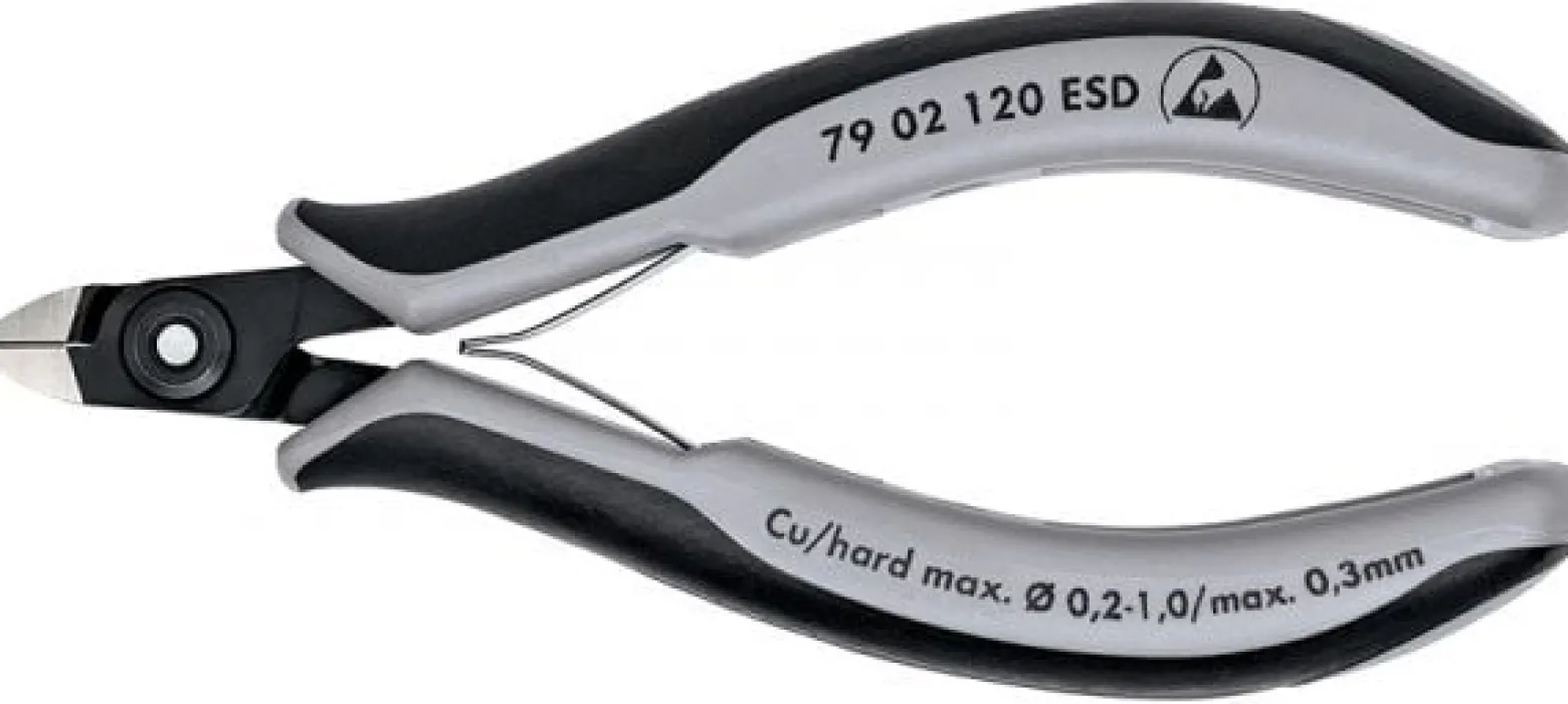 Knipex Präz.-Elek.-Seitenschneider -7902120ESD
