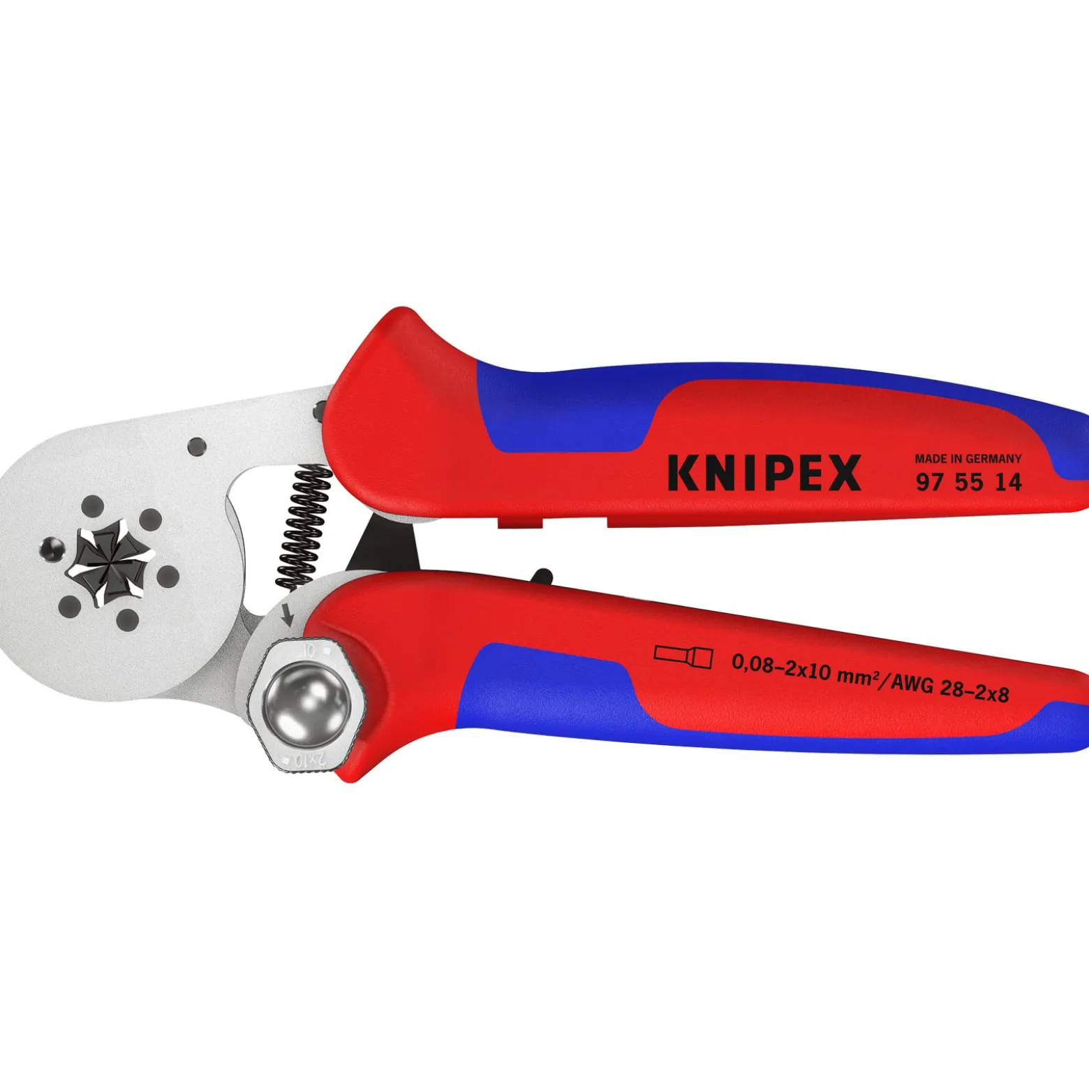 Knipex Selbsteinst. Crimpzange fürAderendhuelsen - 975514