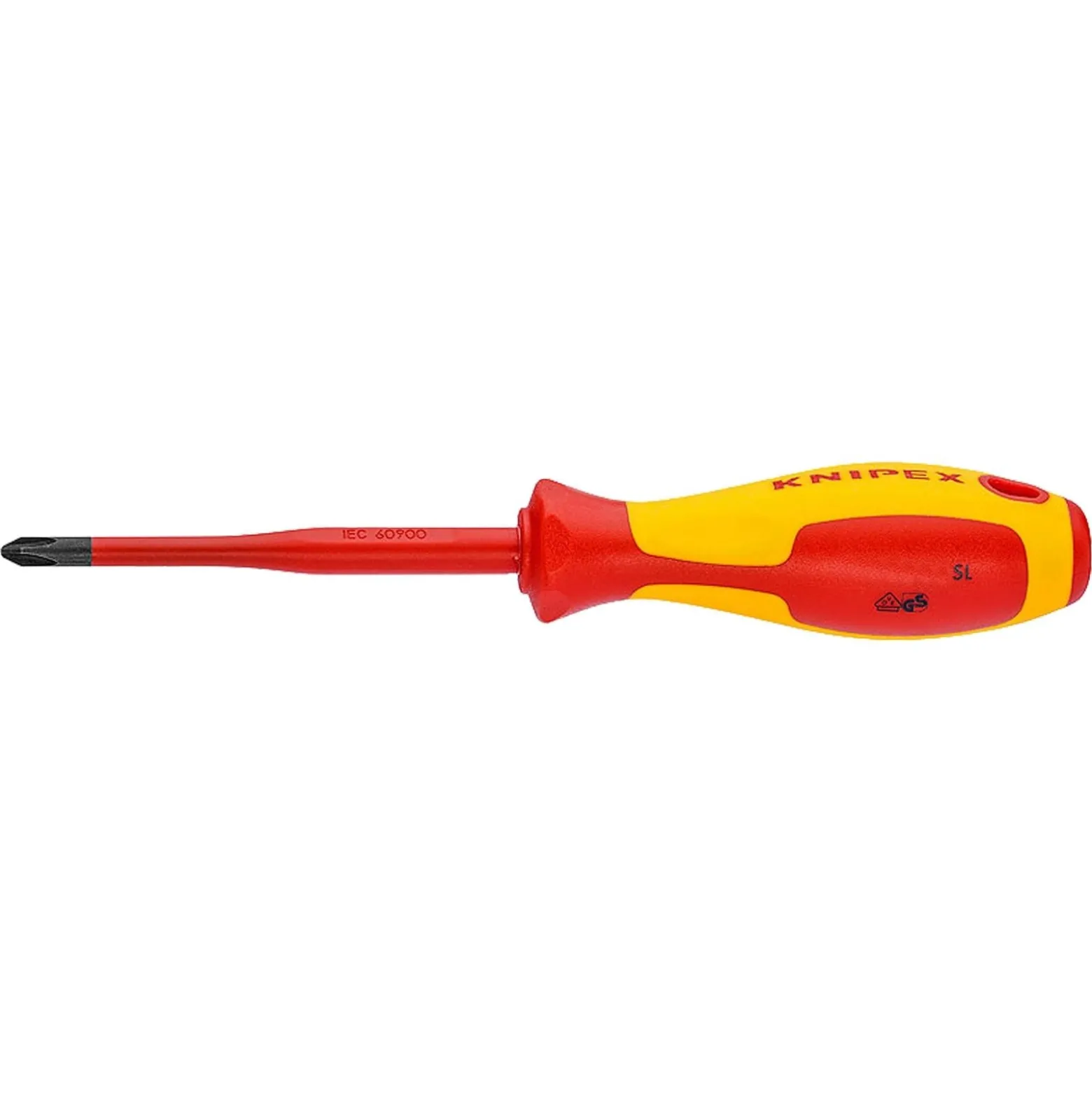 Knipex 1x Schraubendreher Pozidriv® (Slim) für Kreuzschlitzschrauben -982501SL