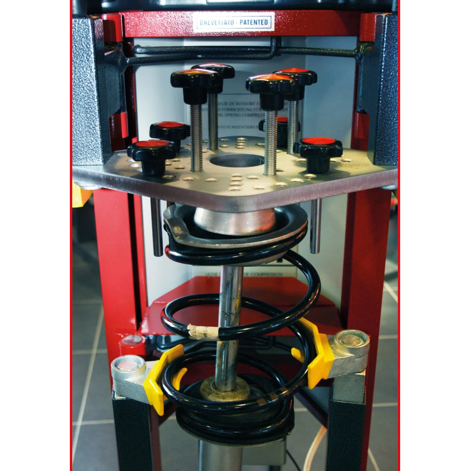 KS TOOLS Adapterplatte für Druckluft-Stand-Federspanner - 500.8801