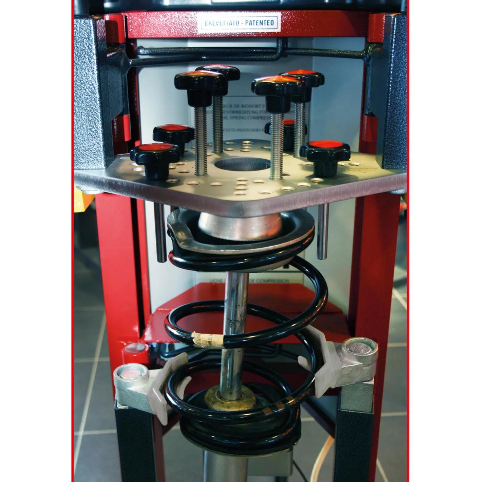 KS TOOLS Adapterplatte für Druckluft-Stand-Federspanner - 500.8801