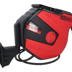 KS TOOLS Automatischer Druckluftschlauch-Aufroller Ø 10 mm x 15 m - 515.3440