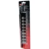 KS TOOLS 3/8" Bit-Stecknuss-Satz Innensechskant kurz 9tlg. 4-14 mm - 917.4000