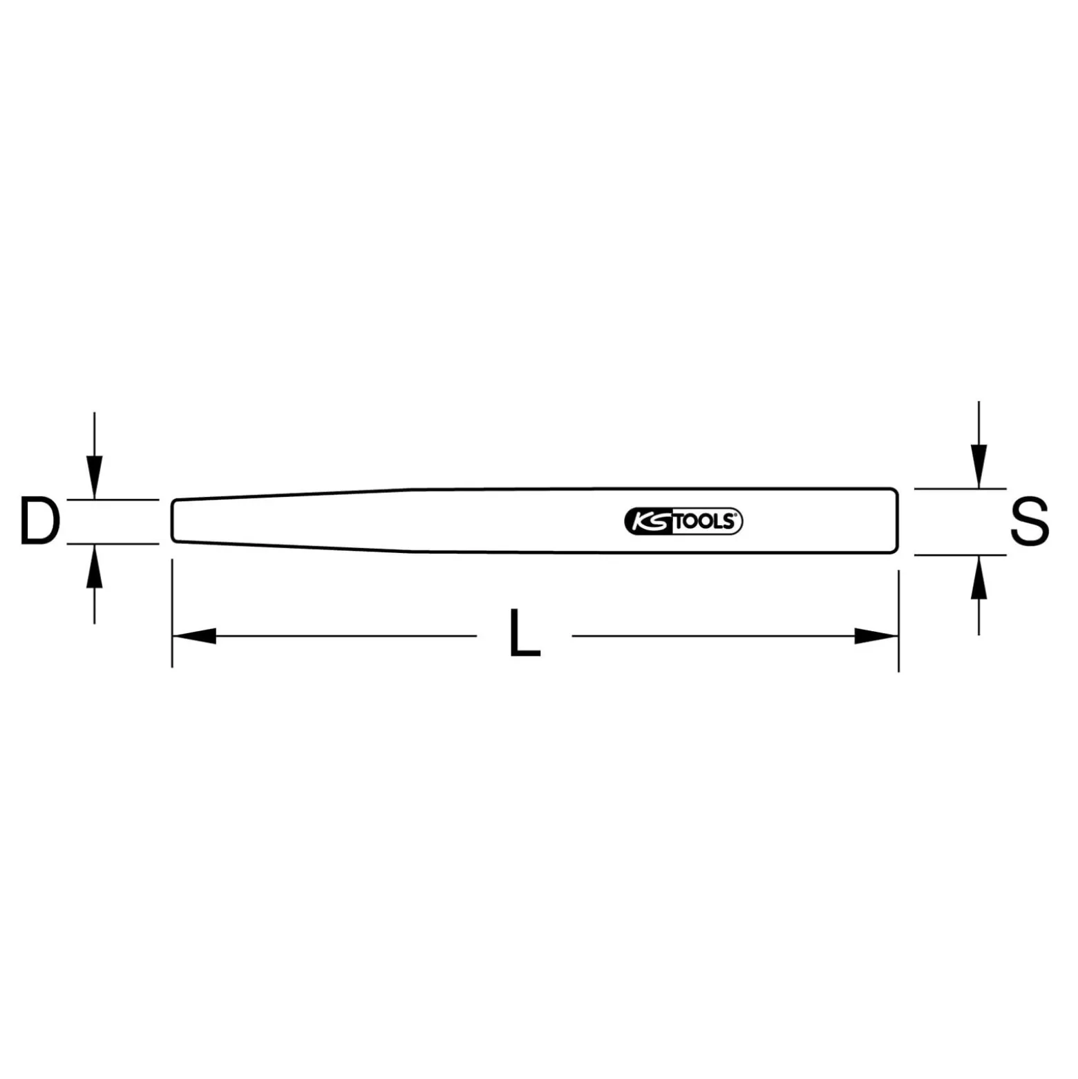 KS TOOLS BRONZEplus Montagedorn 16 mm- 963.2589