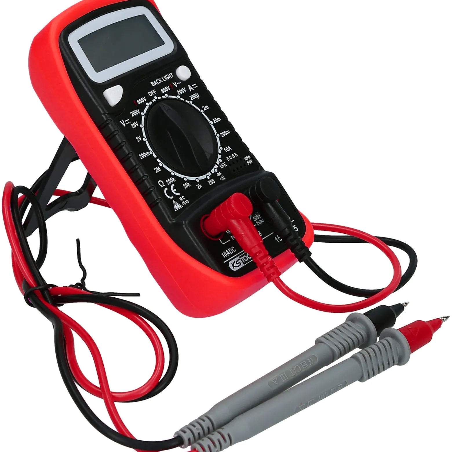 KS TOOLS Digital Multimeter inkl. Prüfspitzen - 150.1495