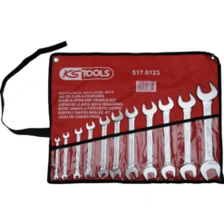 KS TOOLS Doppel-Maulschlüssel-Satz 11tlg. 6 x 7 - 30 x 32 mm - 517.0123