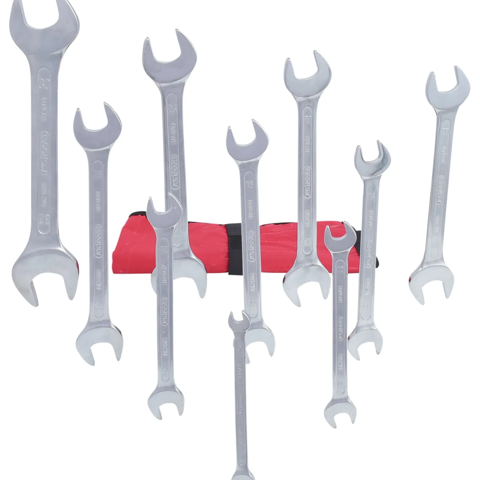 KS TOOLS Doppel-Maulschlüssel-Satz 11tlg. 6 x 7 - 30 x 32 mm - 517.0123
