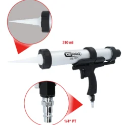 KS TOOLS Druckluft-Kartuschen-Pistole 310 ml- 515.1975