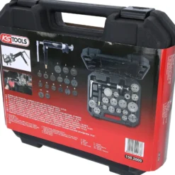 KS TOOLS Druckluftspindel-Bremskolbenwerkzeug-Satz 18tlg. - 150.2000