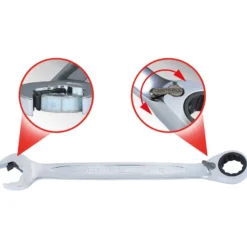 KS TOOLS DUO GEARplus Ringmaulschlüssel Maul-Ratschenfunktion 10 mm umschaltbar - 503.5910