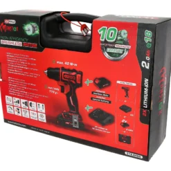 KS TOOLS eMONSTER Brushless-Akku-Bohr-Schrauber-Satz 4tlg. - 515.6400