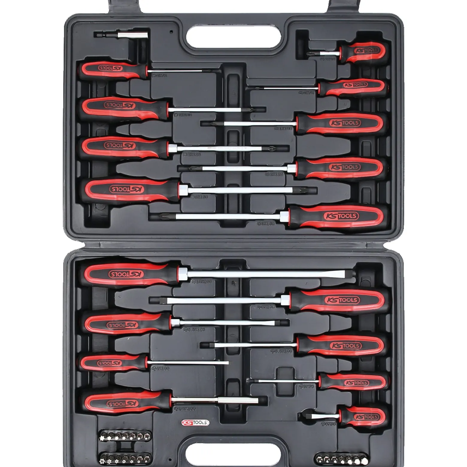 KS TOOLS ERGOTORQUEplus Schraubendreher- und Bit-Satz 39tlg. - 159.0100