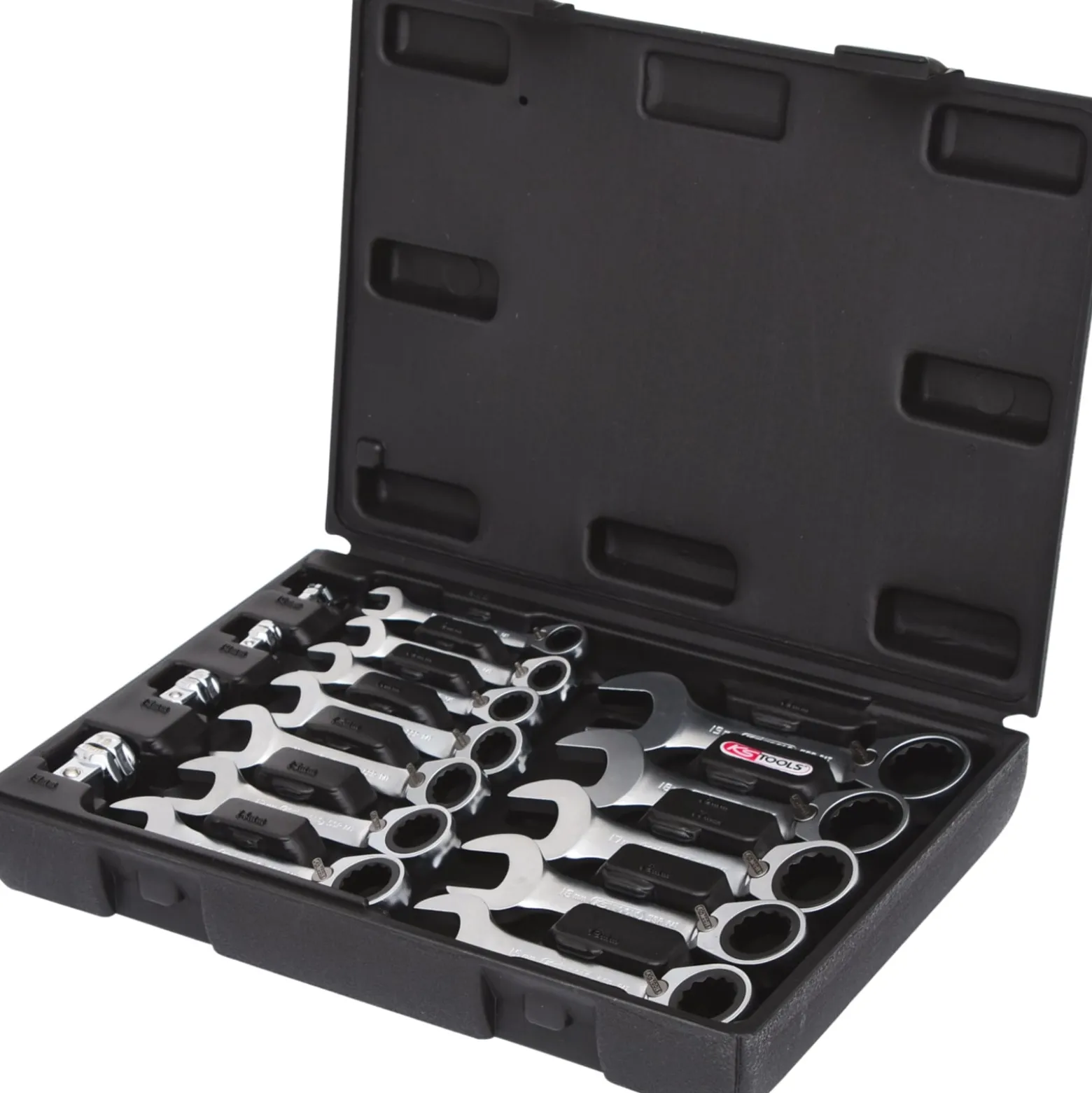 KS TOOLS GEARplus Ratschenringmaulschlüssel-Satz kurz 16tlg. - 503.4653