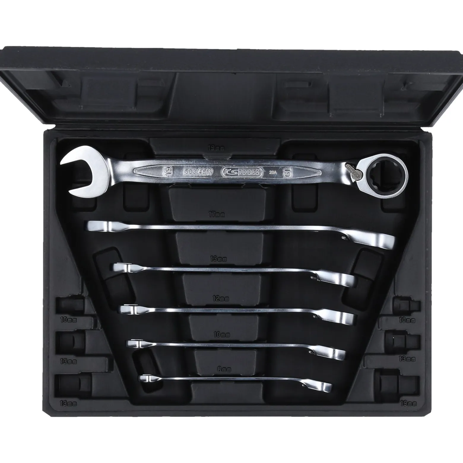 KS TOOLS GEARplus Ratschenringmaulschlüssel-Satz umschaltbar 6tlg. - 503.4646
