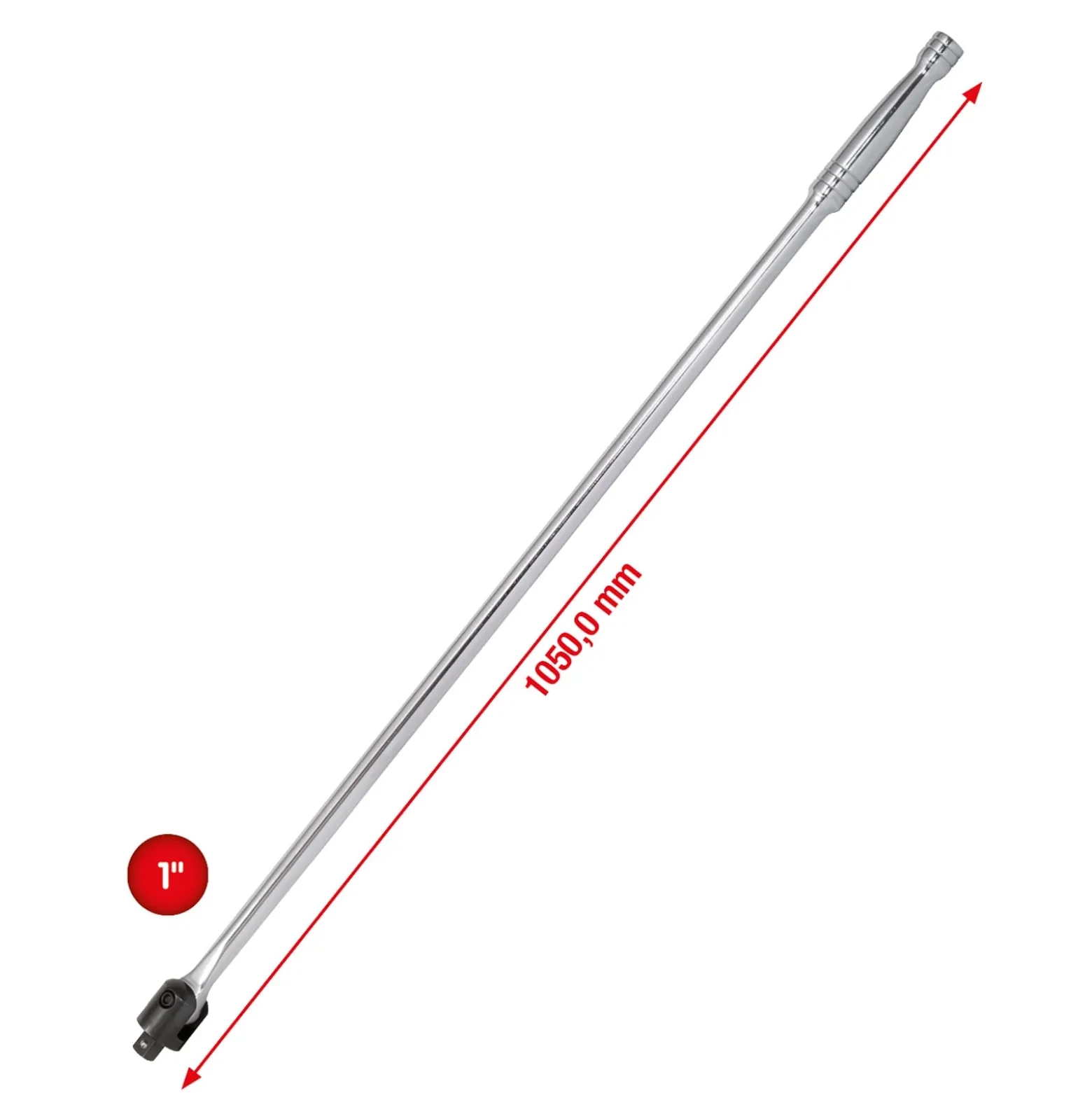 KS TOOLS 1" Gelenk-Steckgriff 1050 mm - 918.1802