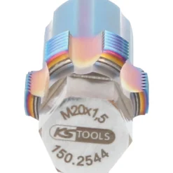 KS TOOLS Gewindeschneider mit Führungsbolzen für NOX-Sensoren M20 x 1,5 - 150.2544