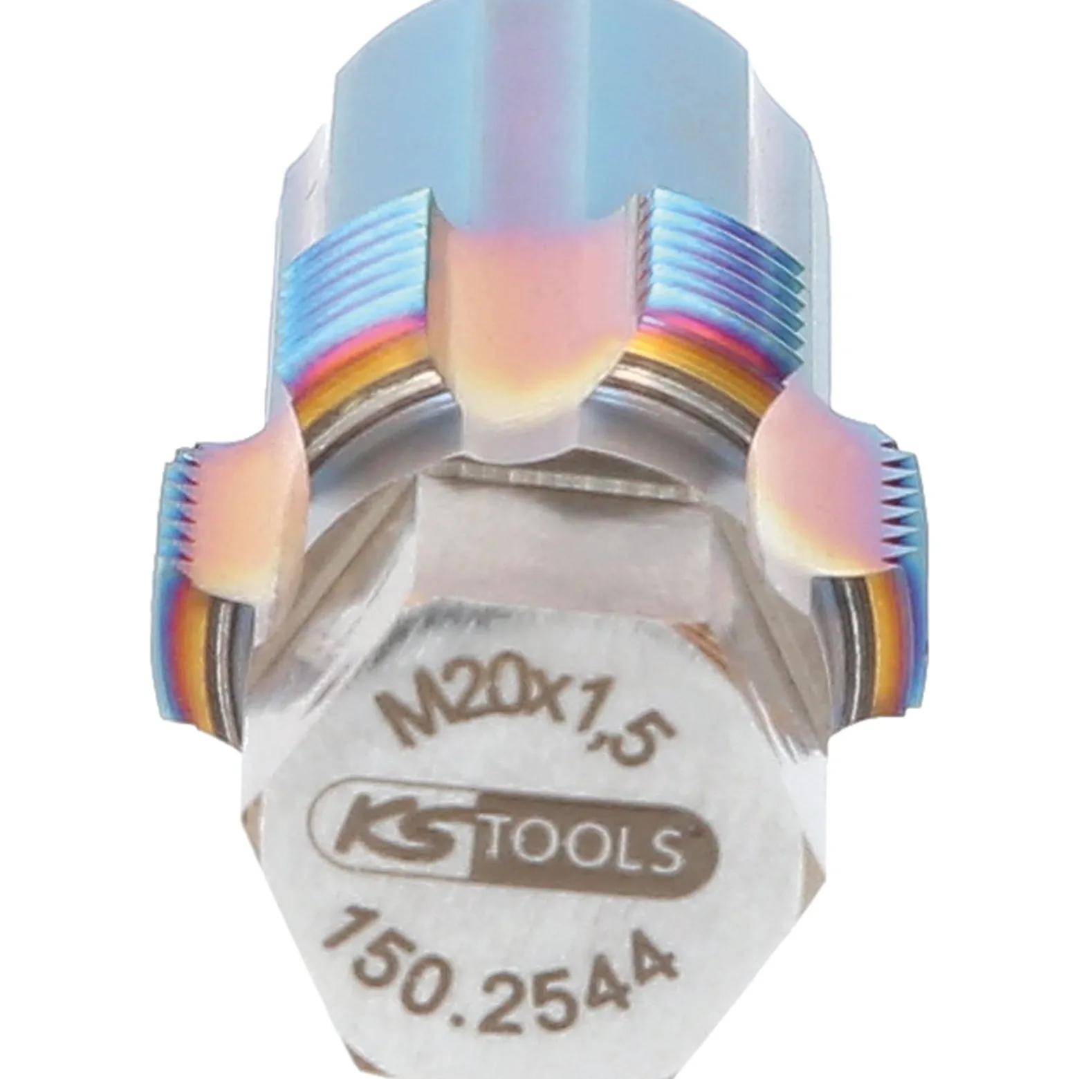 KS TOOLS Gewindeschneider mit Führungsbolzen für NOX-Sensoren M20 x 1,5 - 150.2544