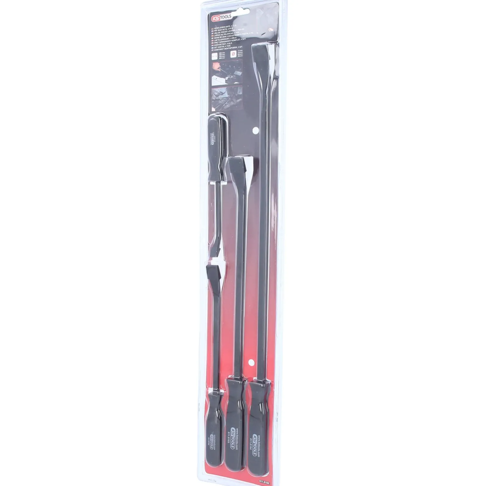 KS TOOLS Hebeleisen-Satz 4tlg. - 911.8100