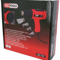 KS TOOLS Heißluft-Gerät Satz inkl. 4 Aufsätze - 960.1190