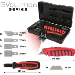 KS TOOLS Messer-Schaber-Satz 27tlg. - 907.2200