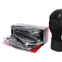 KS TOOLS Mikro-Feinstrickhandschuhe-schwarz 8 12 Paar - 310.0491