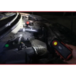 KS TOOLS Mobile Werkstatt-Handlampe 500 Lumen mit Bluetooth Lautsprecher knickbar - 150.4500