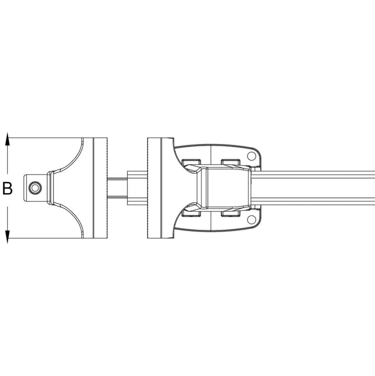 KS TOOLS Parallel-Schraubstock mit Drehteller 90 mm - 914.0025