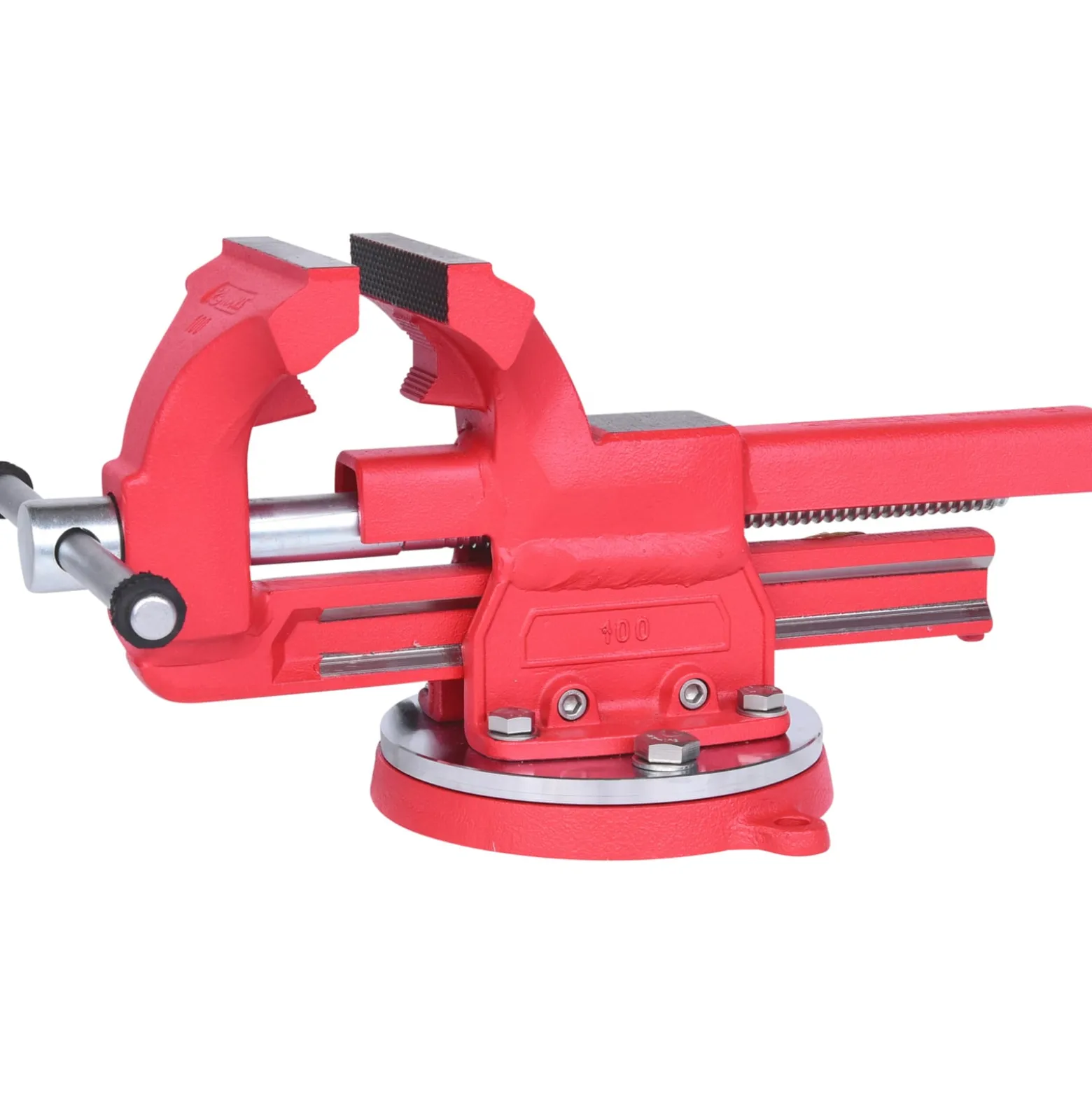 KS TOOLS Parallel-Schraubstock mit Drehteller 90 mm - 914.0025