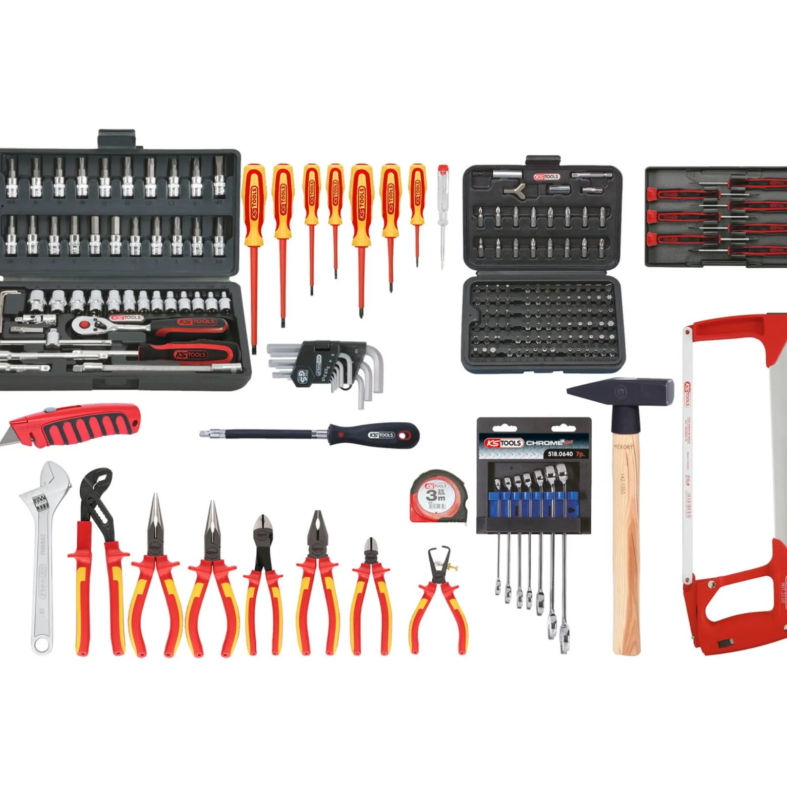 KS TOOLS Premium Max Elektriker-Werkzeugkoffer 195tlg. - 117.0195