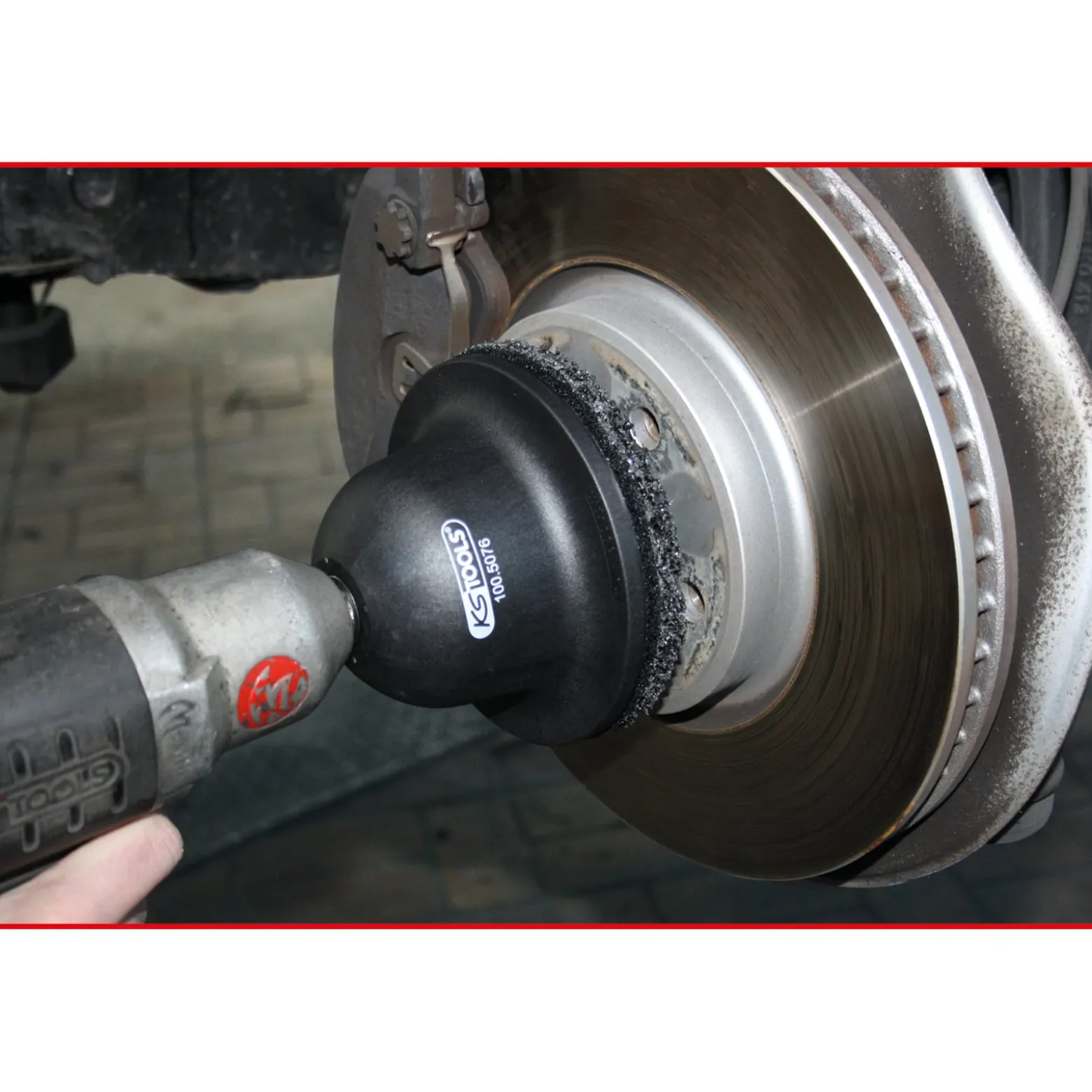 KS TOOLS Radnabenschleifer-Satz Ø 150 mm Innen-Ø 90 mm 2tlg. - 100.5075