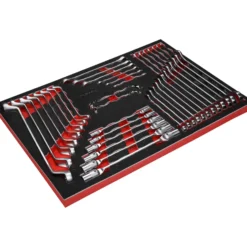 KS TOOLS Schraubenschlüssel-Satz in Schaumstoffeinlage 41tlg. - 811.1041