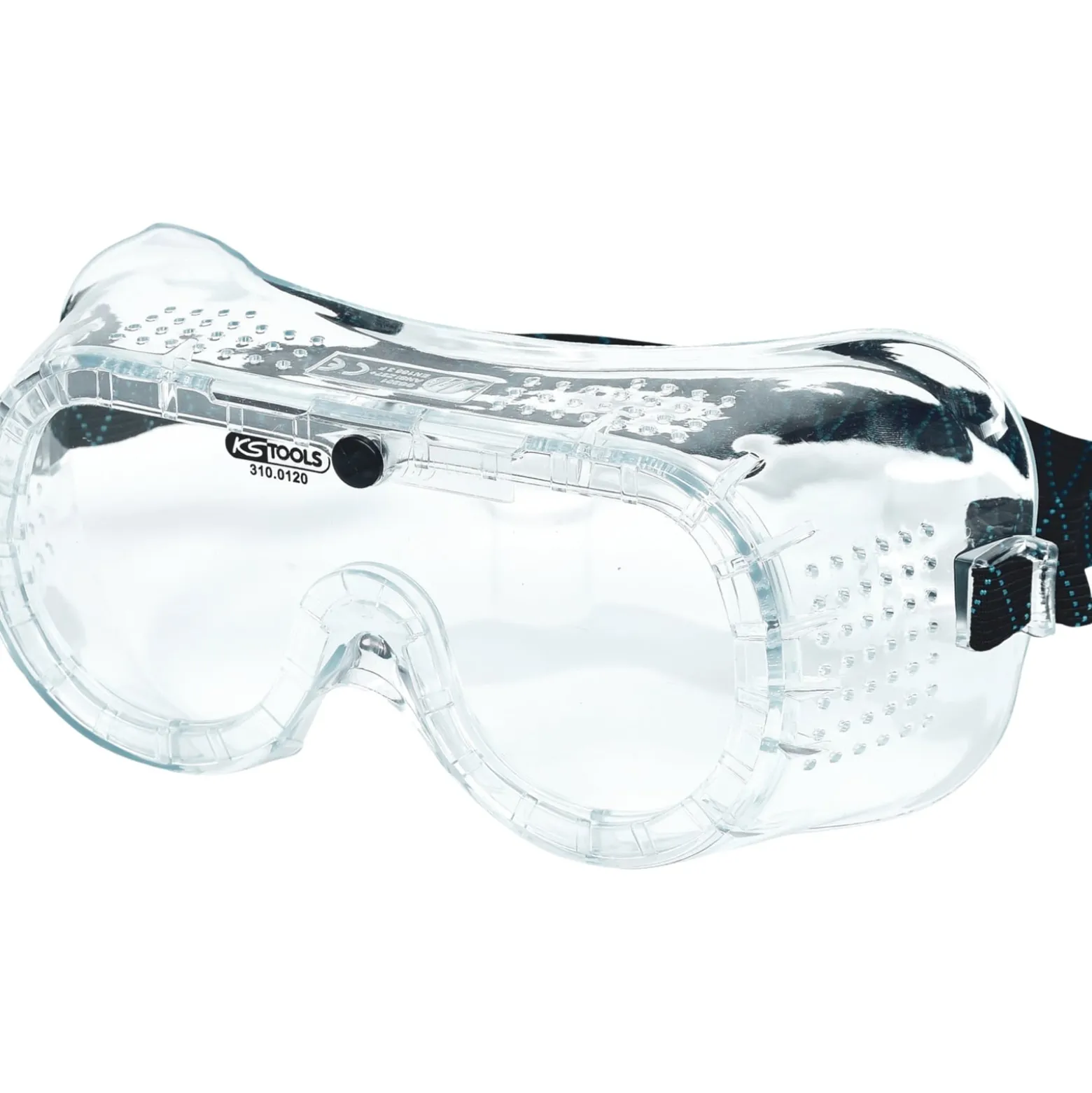 KS TOOLS Schutzbrille mit Gummiband-transparent, EN 166 - 310.0120