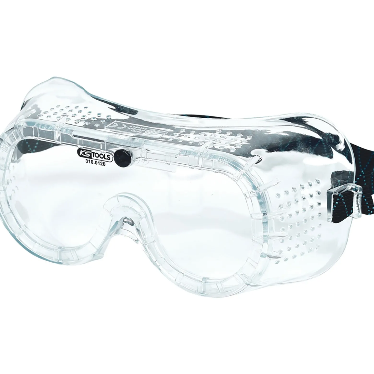 KS TOOLS Schutzbrille mit Gummiband-transparent, EN 166 - 310.0120