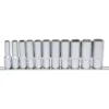 KS TOOLS 3/8" Sechskant-Stecknuss-Satz lang 11tlg. 8-19 mm - 911.0611