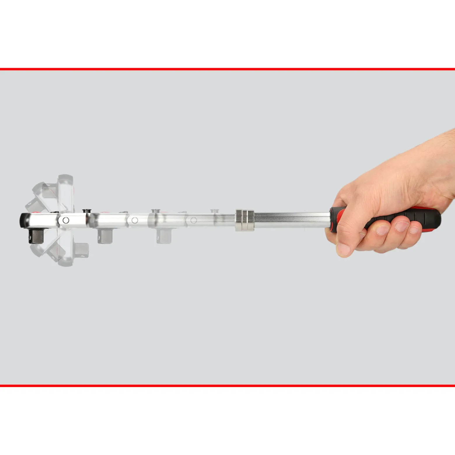 KS TOOLS 3/8" SlimPOWER Teleskop-Gelenk-Umschaltknarre 72 Zahn - 914.3820