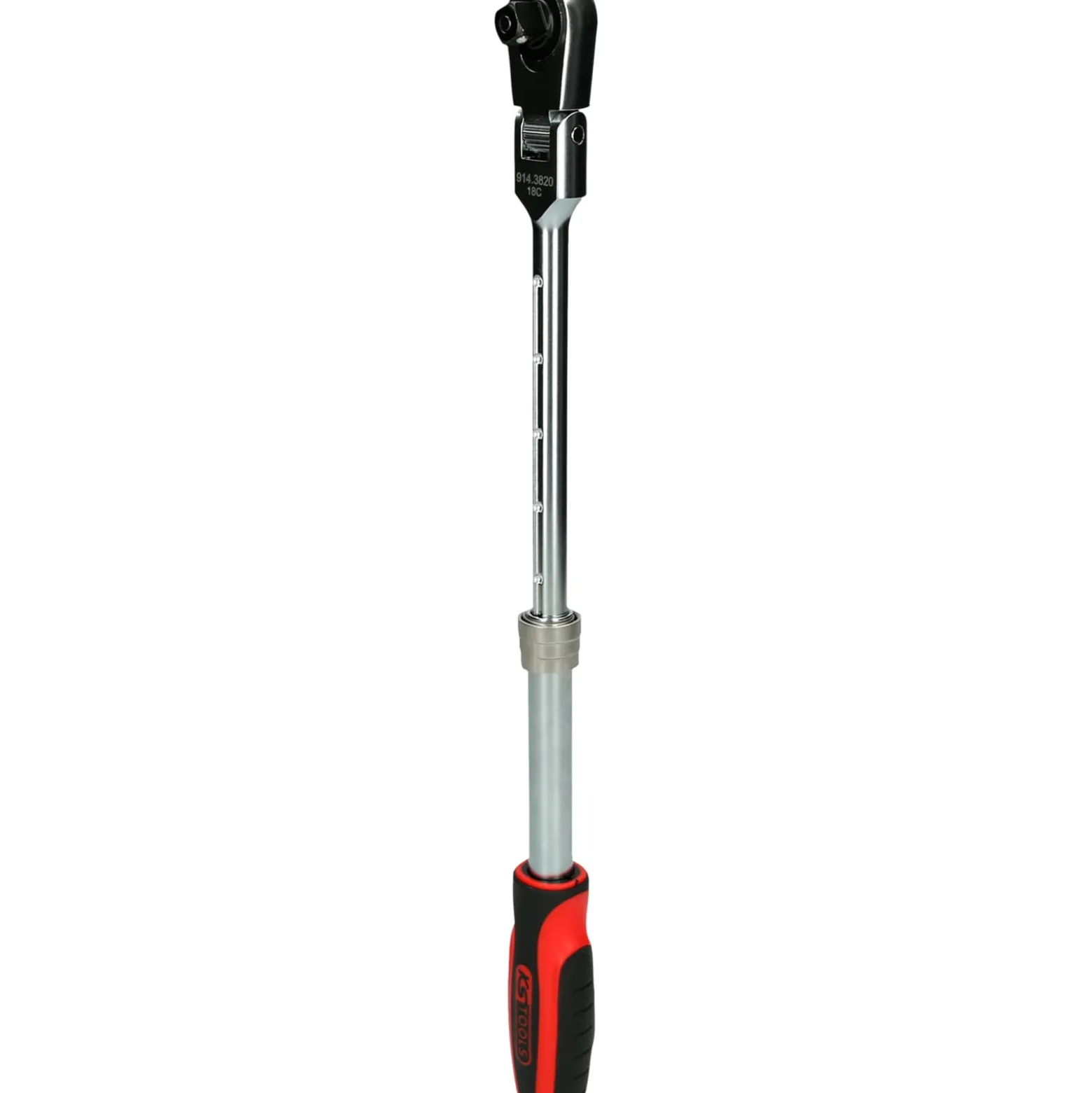 KS TOOLS 3/8" SlimPOWER Teleskop-Gelenk-Umschaltknarre 72 Zahn - 914.3820