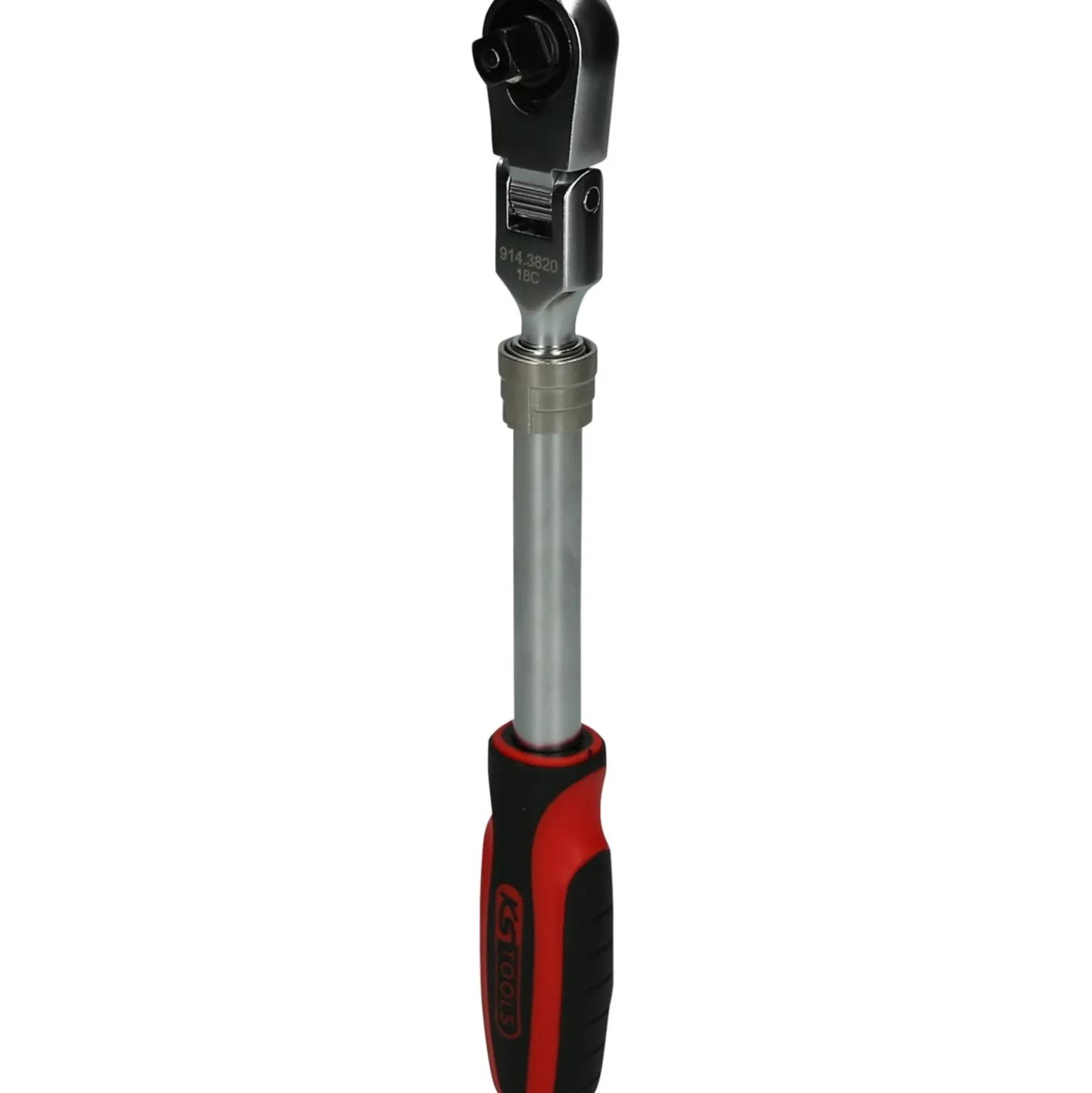 KS TOOLS 3/8" SlimPOWER Teleskop-Gelenk-Umschaltknarre 72 Zahn - 914.3820
