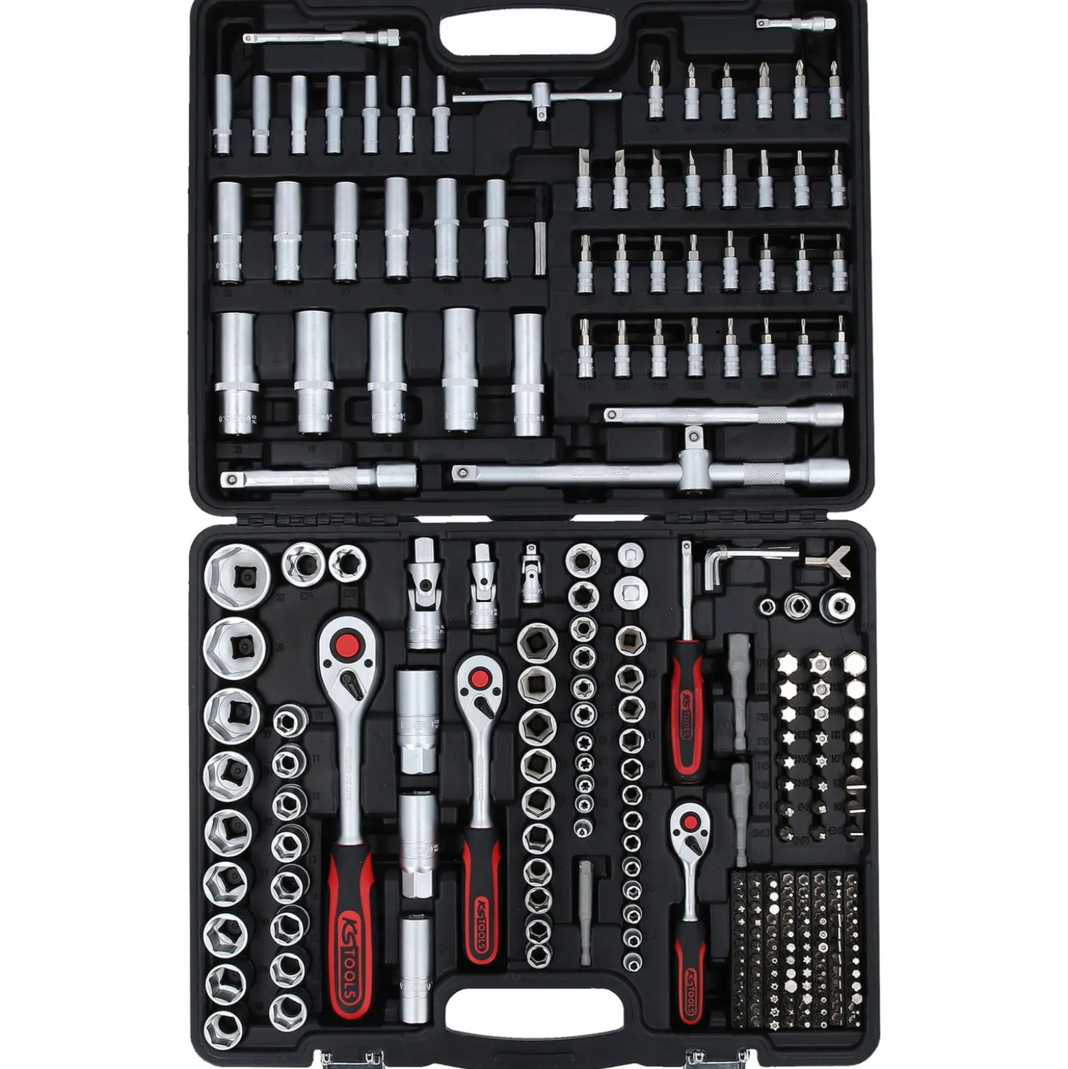 KS TOOLS 1/4"+3/8"+1/2" Steckschlüssel-Satz 255tlg. - 917.0255