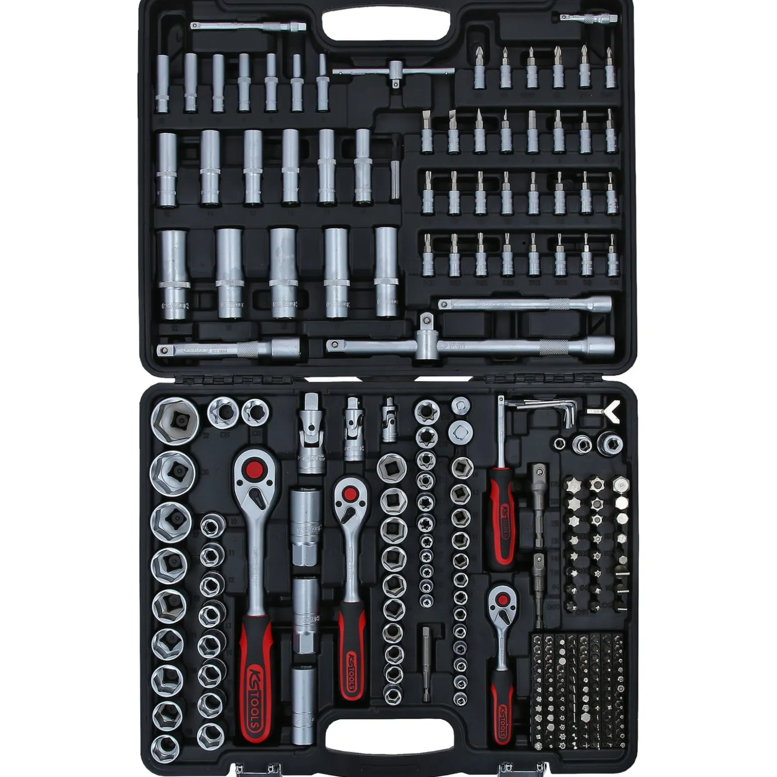 KS TOOLS 1/4"+3/8"+1/2" Steckschlüssel-Satz 255tlg. - 917.0255