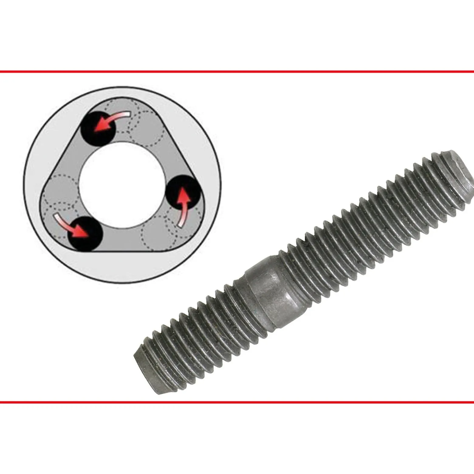 KS TOOLS Stehbolzen-Ausdreher M20 - 152.1002