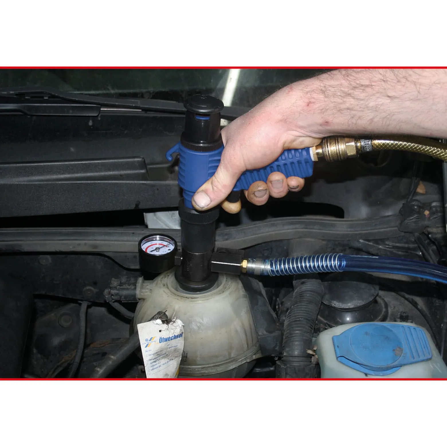 KS TOOLS Vakuum-Kühlsystem-Füllgerät 4tlg. - 150.2070